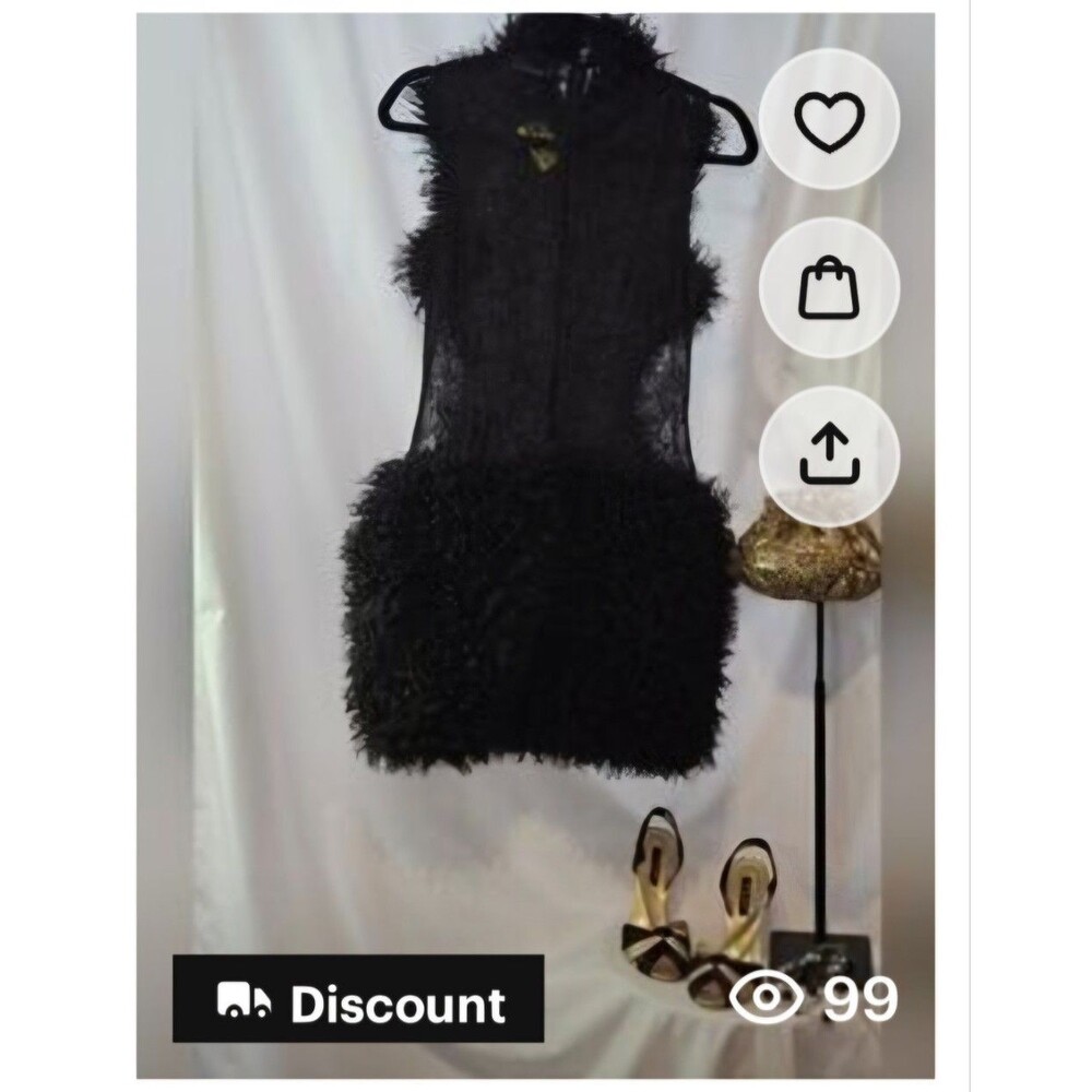 Akira Black Long Sleeveless Dress. Solid Color Black Women’s Size S